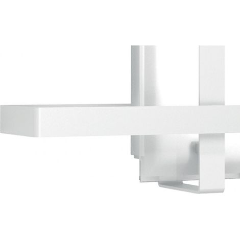 Plafoniera moderna top light cross 1106 100 e27 led metallo vetro lampada soffitto, finitura metallo bianco
