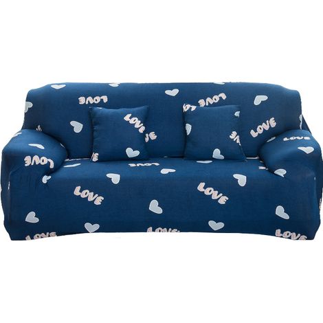 Housse de Canapé 2 Place 140 180cm Couverture Canapé avec Accoudoirs Moderne Couvre Canapé Elastique Universelle Revêtement de Canapé Housse de Protection Amour (1/3)