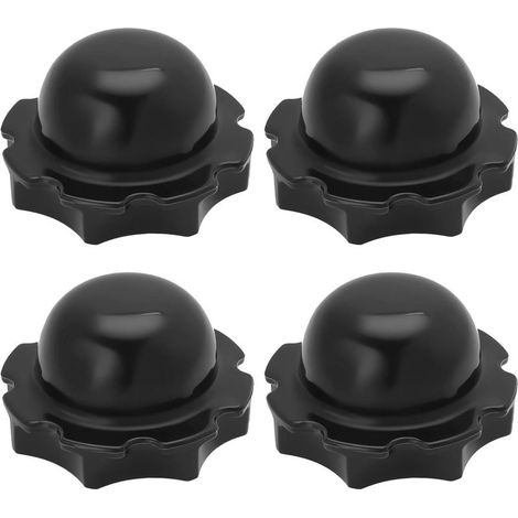 Lot de 4 Bouchons Baignoire pour Spa Pièce Rechange pour Baignoire Bouchon d'arrêt D'eau Compatible avec Lay-Z-Spa pour Retrait de Pompe en Plastique Noir (1/5)
