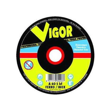 Mola abrasiva Vigor Special Acciaio-Inox Piane 115x1x22