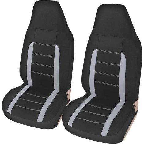 Universal Front Car Seat Covers, Universal Car Seat Cover Set, Tuning Car Accessory, Gray