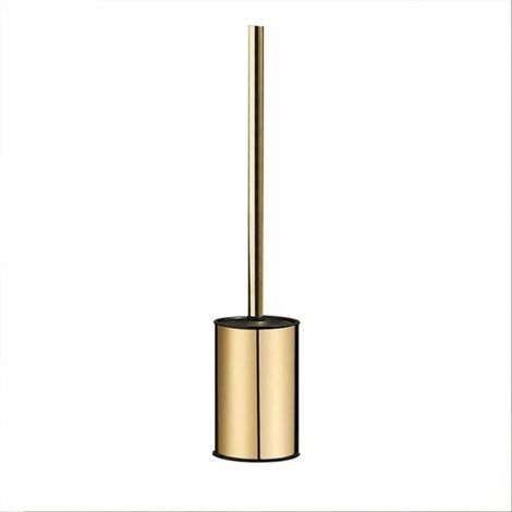 Brosse WC murale dorée en acier inoxydable 304 rond pour salle de bain (doré) Odipie (1/5)