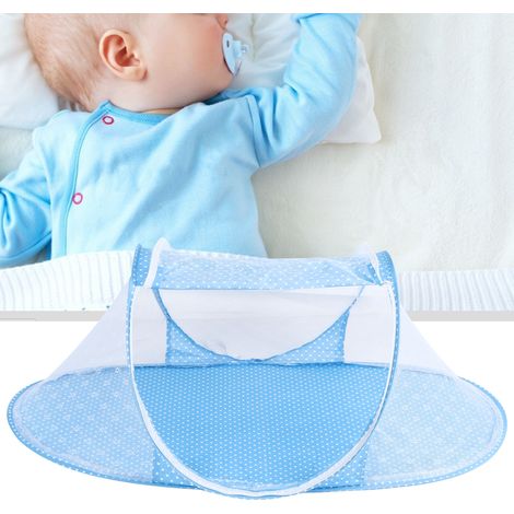 Moustiquaire pliable pour berceau, literie bébé, moustiquaire portable pour bébé, fournitures d'été pour enfants (1/5)