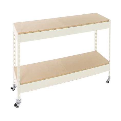 Estanteria 975x1200x600 SIMONFORTE MOB.1206/2 CHIPBOARD 900 BLANCO/MADERA marca SIMONRACK