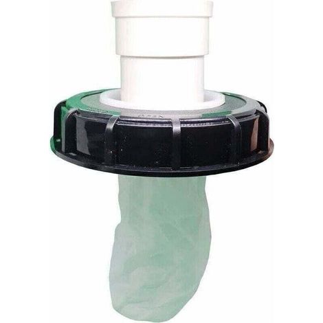 Filtre Couvercle IBC DN75 Feutre Nylon 75µm Lavable Récupérateur Eau Pluie 1000L Noir (1/2)