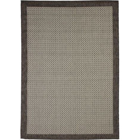 FLAT IN&OUT - Tapis pour intérieur et extérieur gris clair 120x170 (1/5)