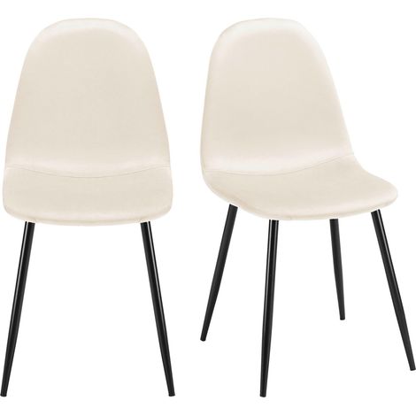 Mömax Stuhl Lio beige Samtbezug Gepolstert (1/5)