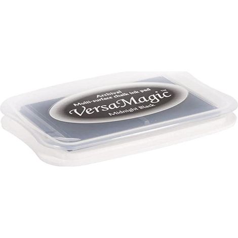Rayher Versa Magic Chalk-Stempelkissen Gröàe L, Schwarz, 9, 9x6, 8x1, 9cm Versa Magic Chalk-Tampone 9.9 x 6.8 x 1.9 cm, Nero, 10 x 6.8 x 1.8 cm, 3 Unità