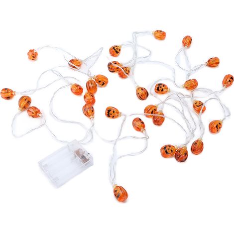 Guirlande lumineuse citrouille LED Décoration d'Halloween Lanterne décorative d'intérieur en acrylique (1/5)