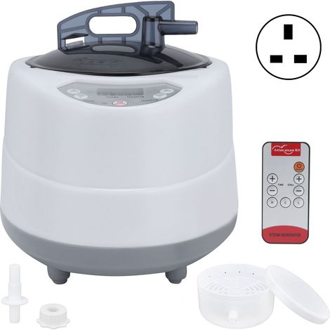 1000W Household Sauna Steamer Pot 2.0L Portable Sweat Spa Steam Pot for Body DetoxUK Plug AC 220-240V