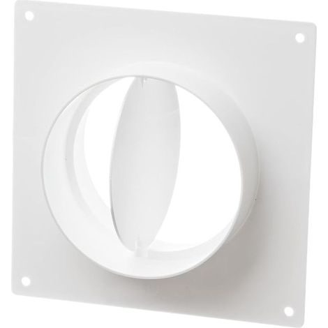 Ø 125 mm Sheath Fitting Flange Plastic Circular Wall Flange Check Valve (1/5)