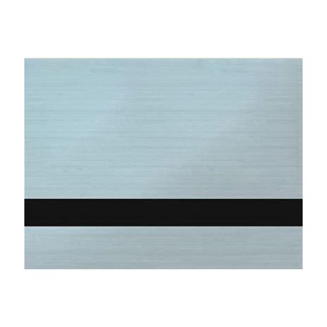 Laminato per incisione argento spazzolato/nero 0,5 mm LZ-991-005A