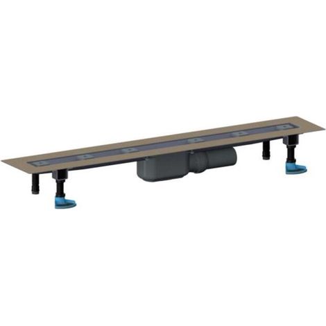 DALLMER caniveau de douche CeraLine PLAN F 1000mm, DN 50 Hauteur