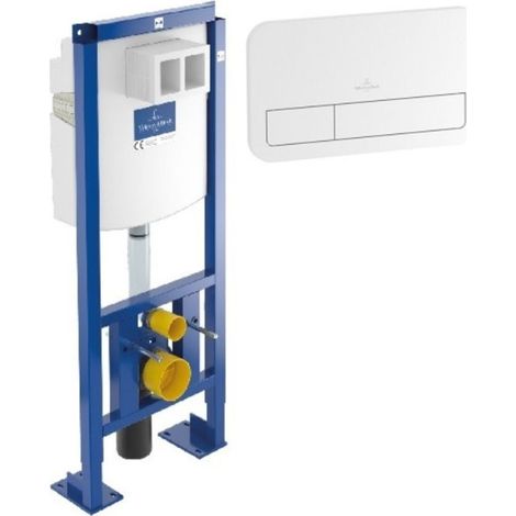 VILLEROY ET BOCH Estructura de soporte para inodoro Viconnect con placa blanca (1/3)