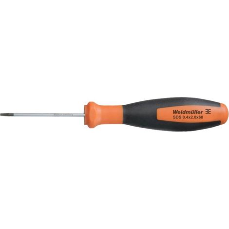 Destornillador Weidmüller sds 0.4x2.0x60 2 mm ancho hoja 60 mm largo