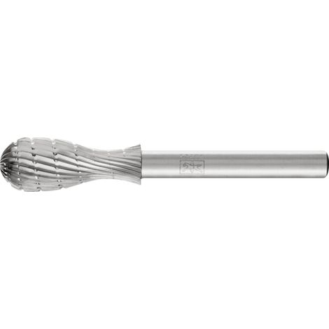 PFERD TOOLS HSS Frässtift Sonderform 64 Ø 12x30mm Schaft-Ø 6 mm Z 3 universal mittel fein Spanbrecher (1/5)