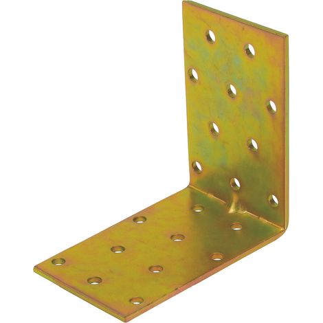 PIASTRINA DI GIUNZIONE  ad angolo mm.100x100x50 L in acciaio tropicalizzato 25.00 pz