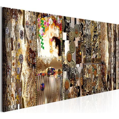 Tableau Imprimé "Mother's Love Gold" 40 x 120 cm (1/2)