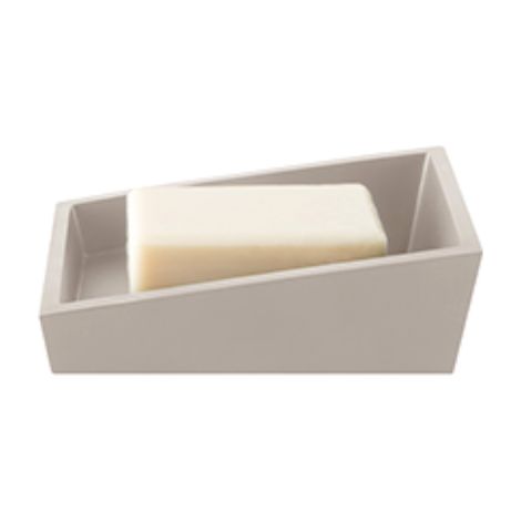 Porte savon Polyrésine YOSHI Taupe mat Spirella (1/3)