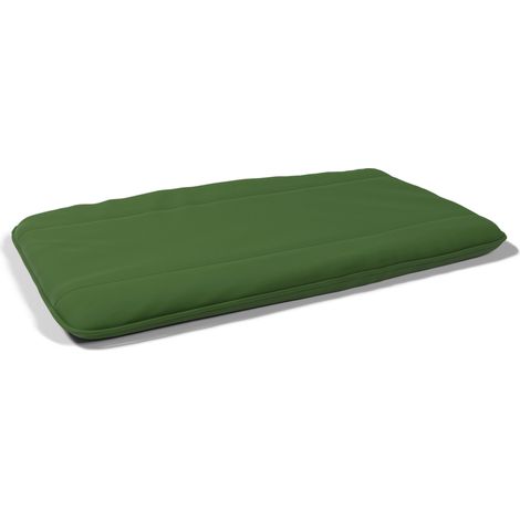 Maxi Cuscino Imbottito e Trapuntato per Cani Gatti in Microfibra Verde Scuro (1/2)