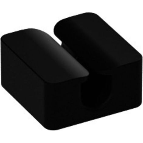 25 pièces Silicone Cable Holder Clips, Serre-Câbles Autocollants Réglables, Clips de Gestion de Câbles Multi-Usages, Support de Câble de Chargement pour Bureau, Noir,22cm (1/3)