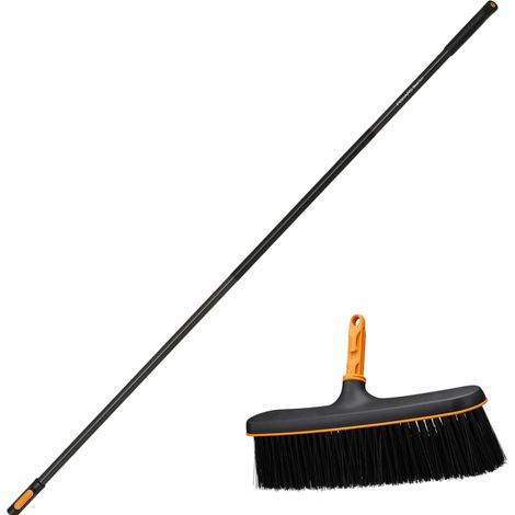 Brosse large FISKARS ONECLICK 34 cm + manche 161 cm (1/5)