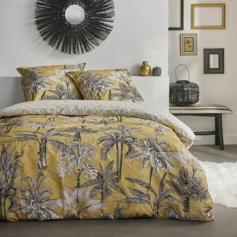 Today Sunshine Bettwäsche Set Gelb 220x240 cm Baumwolle (1/3)