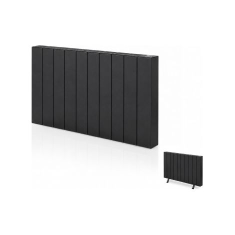 Emisor térmico seco ELIAN 2000 W negro con patas incluidas, Programable 24/7 (1/5)