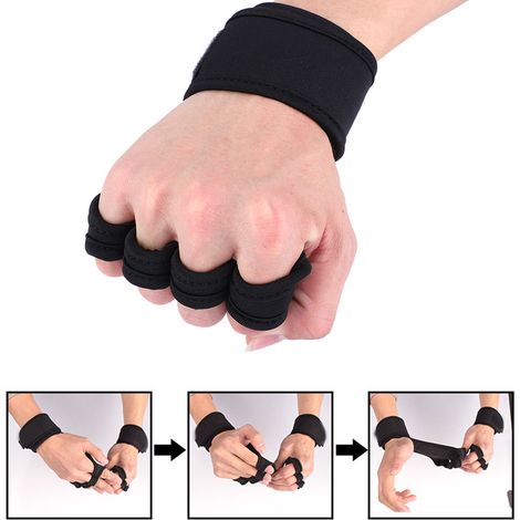 1 Paire de Gants d'Entraînement Homme Femme pour Salle de Sport, Antidérapants et Respirants - Taille XL (1/5)
