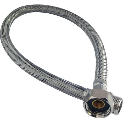 Somatherm for You - Flexible Sanitary Right Male Connection 15/21 (1/2 ') - femmina femmina destra 12/17 (3/8') - lunghezza 30 cm - dn8 (1/4)
