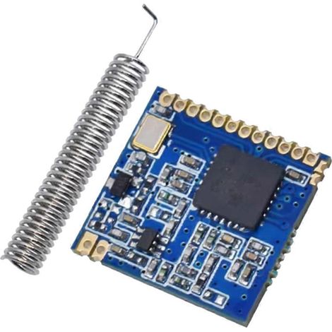Module sans fil SX1278 LoRa 433 MHz, émetteur-récepteur RF longue portée, antenne et interface SPI pour Arduino, STM32 et IoT (1/5)