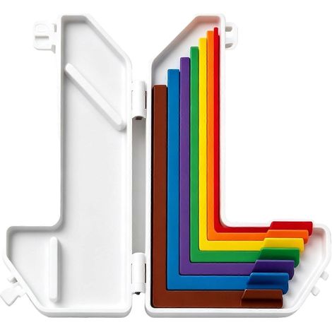 Règle de guidage alignement loisirs créatifs papier, outil mesure espacement arc-en-ciel pour scrapbooking, carnets, cartes et bricolage (1/5)