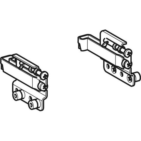 Geberit Colgador de armario para bajolavabo, Set de 2 unidades,, 598798000