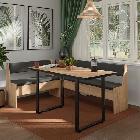 Eckbankgruppe Roman, Goldkraft Eiche, 150.1 x 180.1 cm, Vicco (1/5)
