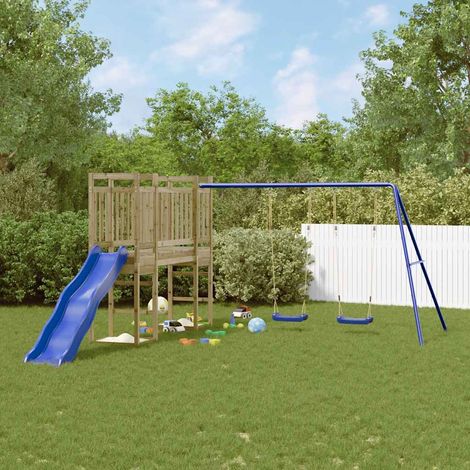 Parque infantil de exterior madera de pino impregnada vidaXL (1/5)