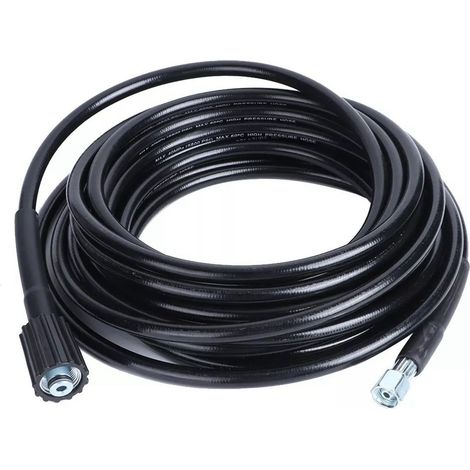 Tuyau d'arrosage haute pression en caoutchouc flexible anti-explosion de 10 m pour la maison et le jardin (1/5)