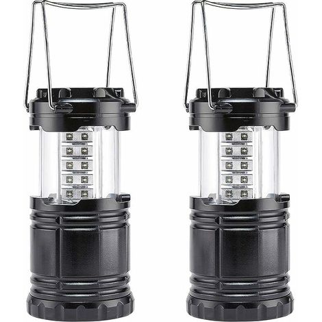 Lampe Pliable à LED,Lanterne Camping Portable Ultra Lumineux, Lanterne imperméable en Deux pièces Super Brillante,idéale pour Le Camping,randonnée,la pêche,etc. (1/5)