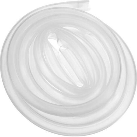 Striscia sigillante impermeabile TEMPSA da 2 m, a forma di U, per porte in vetro e finestre del bagno, adatta per vetri di spessore 6 mm. (1/4)