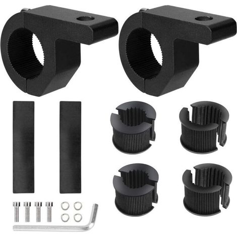 Support de Montage de Lumière Travail 19-32mm Universelle Pince de Tube de Barre Fixation pour Tout-terrain Voiture Camion Moto 2 Pièces (1/5)
