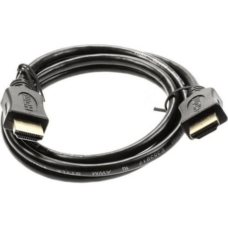 Câble HDMI - GENERIQUE - F334656 - 1m - HighSpeed avec Ethernet - Noir