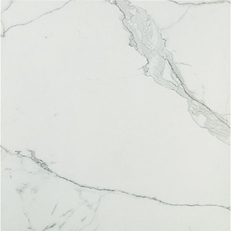 Carrelage effet Marbre Blanc Calacatta Extra 60x60x0,9 cm Mat Clarenza - Sol et mur intérieur (vendu par carton de 1,08 m²) - RO'MA CARRELAGE