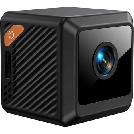 Camera De Surveillance Mini - 1080P - Angle De Vue 180° - Vision Nocturne - Détection De Mouvement - Sans Fil - Batterie Intégrée - Pour Maison Bureau Voiture - 1 Pièce (1/5)