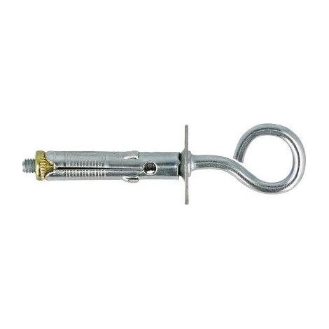 TASSELLO IN ACCIAIO D.9X50 + OCCHIOLO CHIUSO pz4
