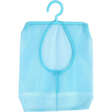 Sac de rangement suspendu en filet multi-usage pour chaussettes, bas, soutien-gorge et sous-vêtements (bleu)