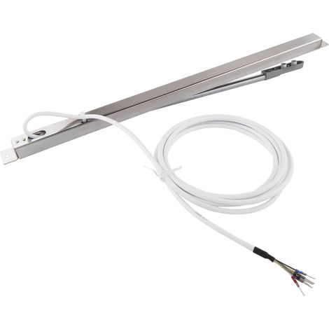 KFV Kabelübergang verdeckt 180°, Aufnahmekasten Türseitig, Kabel 3 / 8 m