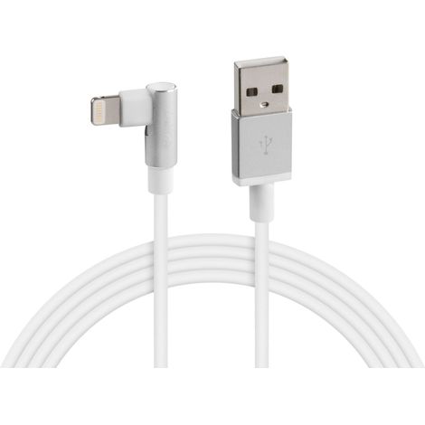 Cavo 90° Usb  Lightning - 100 cm - Bianco
