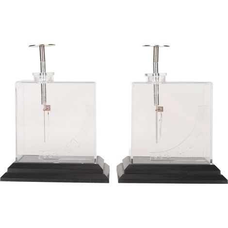 Électroscope à feuille métallique, structure compacte, haute sensibilité, échelle précise, électromètre de physique pour le matériel pédagogique et les expériences (1/5)