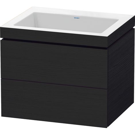 Duravit L-Cube c-bonded Set wandhängend, 2 Schubkästen, ohne