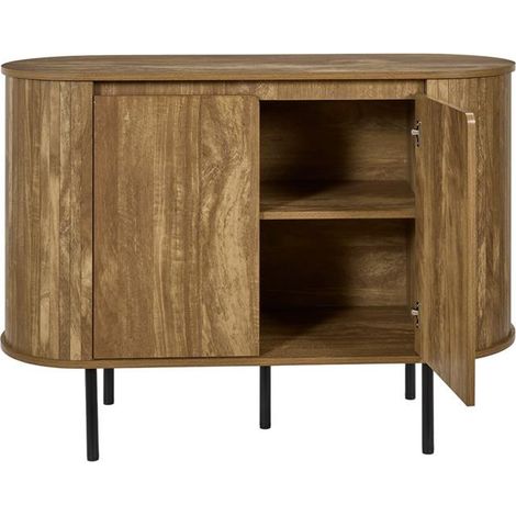 Buffet 2 Portes "Heritage" 110cm Marron (1/5)