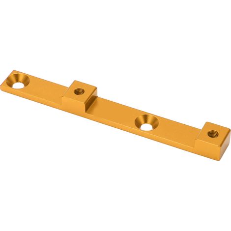 Porte-bidon vélo adaptateur double trous doré ajustement position trou procédé placage sous vide (1/5)